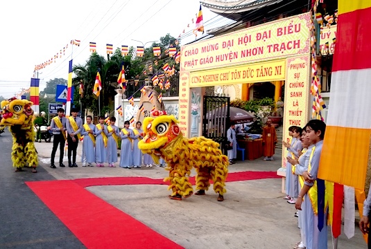 Đồng Nai: Đại hội Đại biểu Phật giáo huyện Nhơn Trạch Khoá V (Nhiệm kỳ 2016-2021) 
