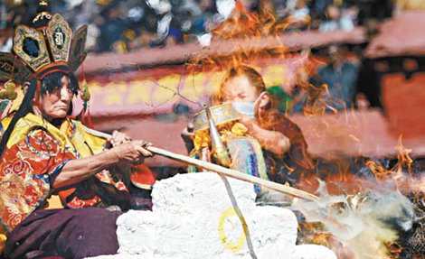 Lễ hỏa tịnh ở Phật giáo Tây Tạng 