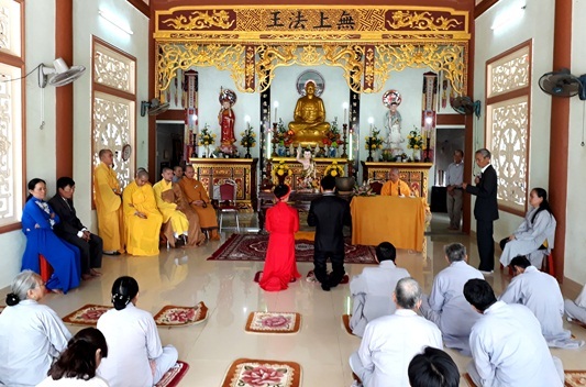 Hải Lăng: Lễ Hằng thuận cho Phật tử tại Niệm Phật Đường Văn Quỹ  