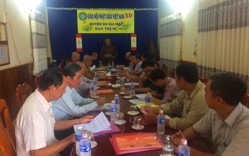 Bình Phước: Ban Trị sự Phật giáo huyện Bù Gia Mập họp bàn Phật sự 