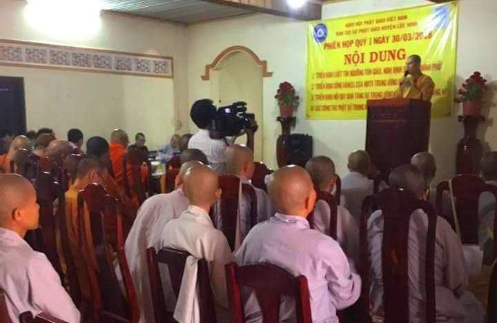 Bình Phước: Ban trị PG huyện Lộc Ninh họp Phật sự thường kỳ 