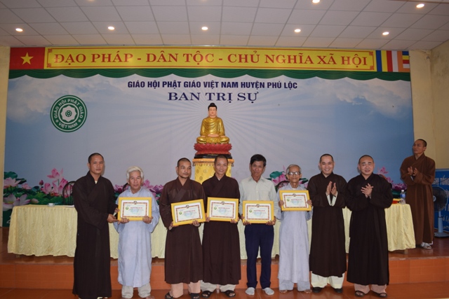 BTS Phật giáo huyện Phú Lộc hội nghị tổng kết Đại lễ Phật đản PL: 2562 
