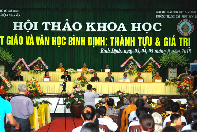 Bế mạc Hội thảo Phật giáo và Văn học Bình Định 'Thành tựu và giá trị'