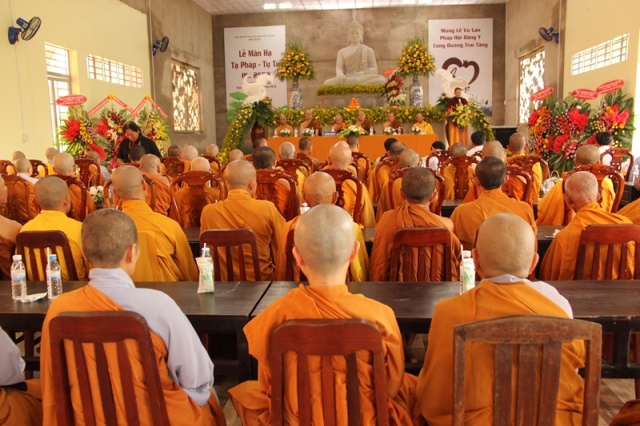 Phật giáo huyện Tân Phú tổ chức lễ mãn hạ, Vu lan 