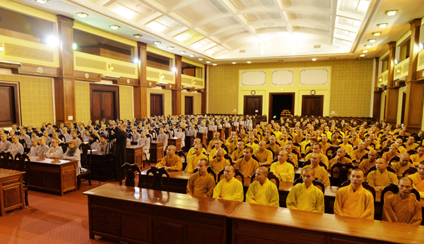 Đoàn ủy ban Văn hóa, Giáo dục, Thanh thiếu niên và Nhi đồng của Quốc Hội đến thăm Học viện Phật giáo VN tại Hà Nội 