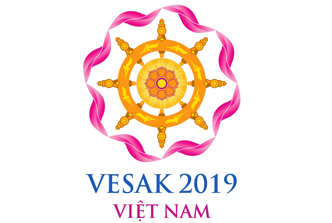 Logo Vesak 2019 Đại lễ Phật Đản Liên Hiệp Quốc Việt Nam đăng cai 