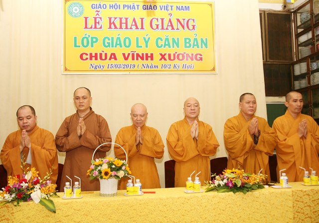 Sài Gòn: Ban Hoằng pháp khai giảng lớp giáo lý căn bản tại chùa Vĩnh Xương 