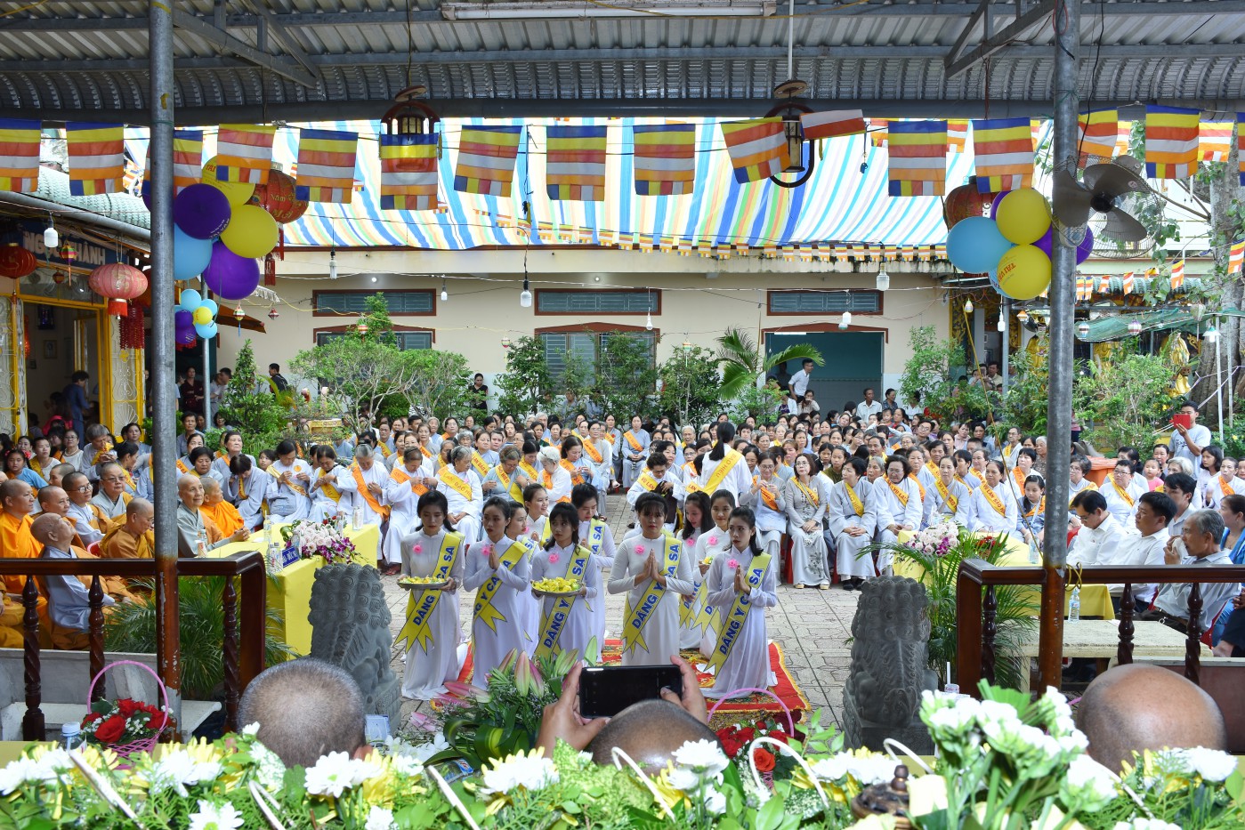  Cần Thơ:  Tịnh xá Ngọc Thành tổ chức lễ vu lan Pl 2563