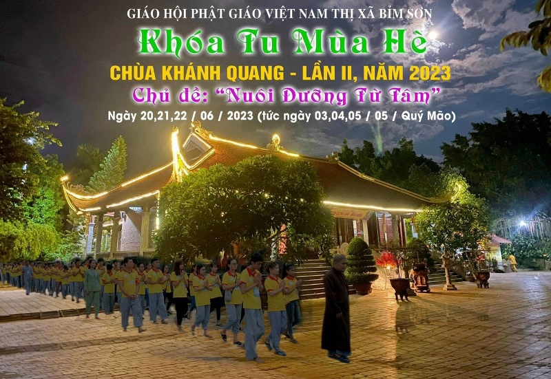 Thanh Hóa: Sắp tới chùa Khánh Quang mở KHÓA TU MÙA HÈ lần 2