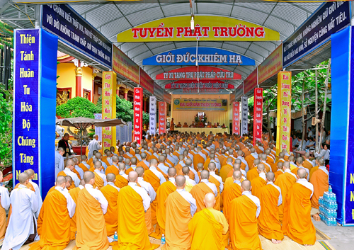 Phật giáo Sóc Trăng tổ chức Đại Giới đàn Phi Lai - Chí Thiền 2017