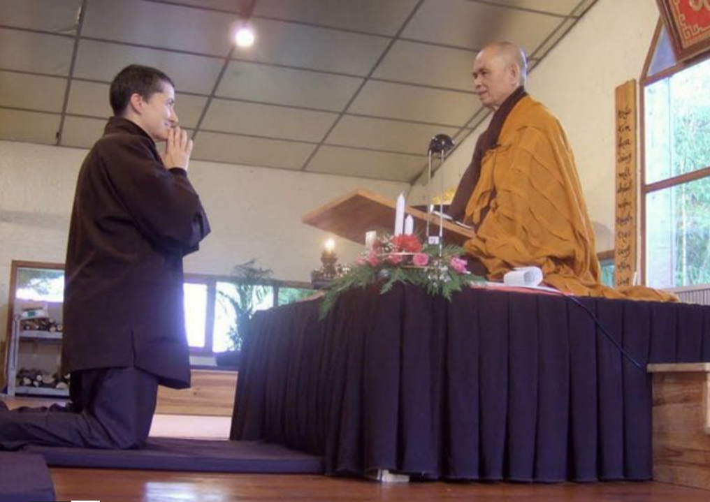 Đại úy Cheri Maples quy y và học pháp với Thiền sư Nhất Hạnh