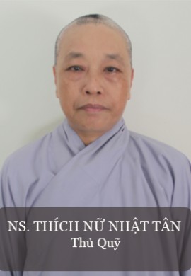 Ni sư Thích Nữ Nhật Tân- Thủ quỹ BTS GHPG tỉnh Quảng Nam