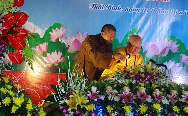 Thái Bình: Khánh tuế HT Thích Thanh Dục tròn 90 tuổi