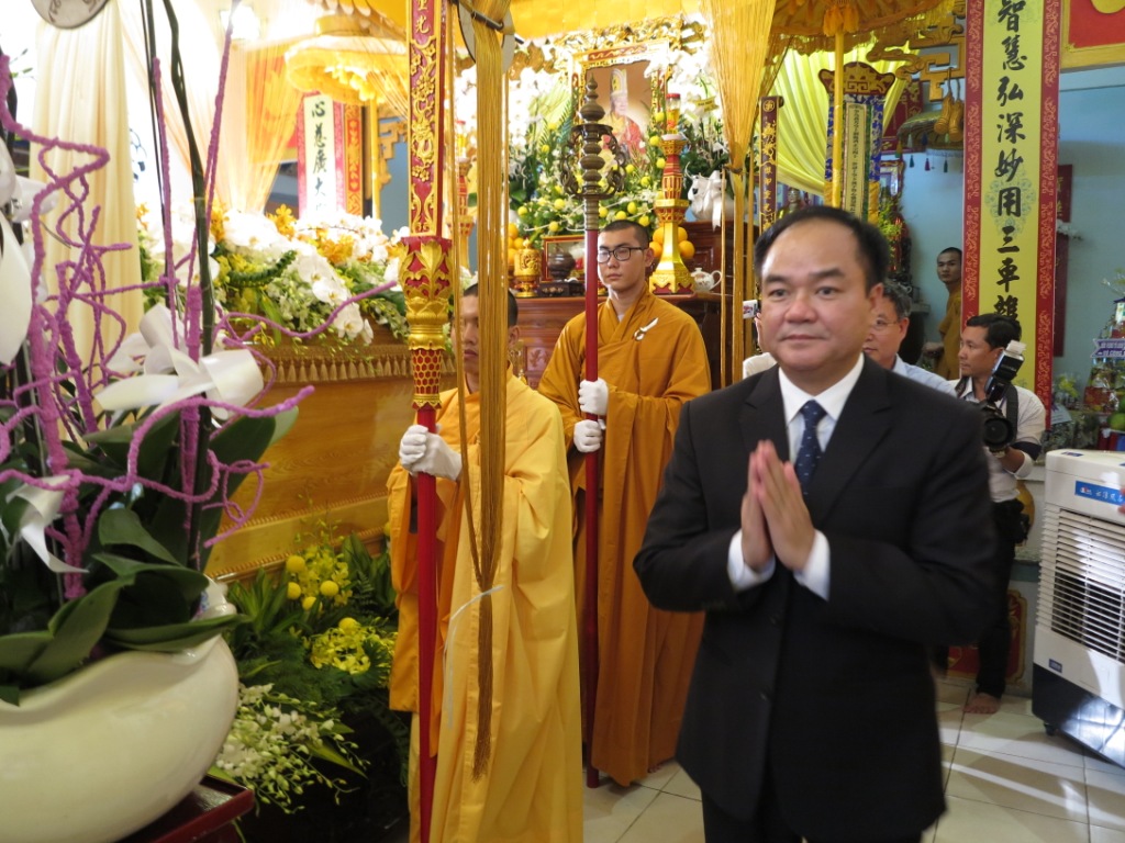 Phái đoàn Chủ tịch nước Việt Nam viếng tang HT Thích Trí Tâm
