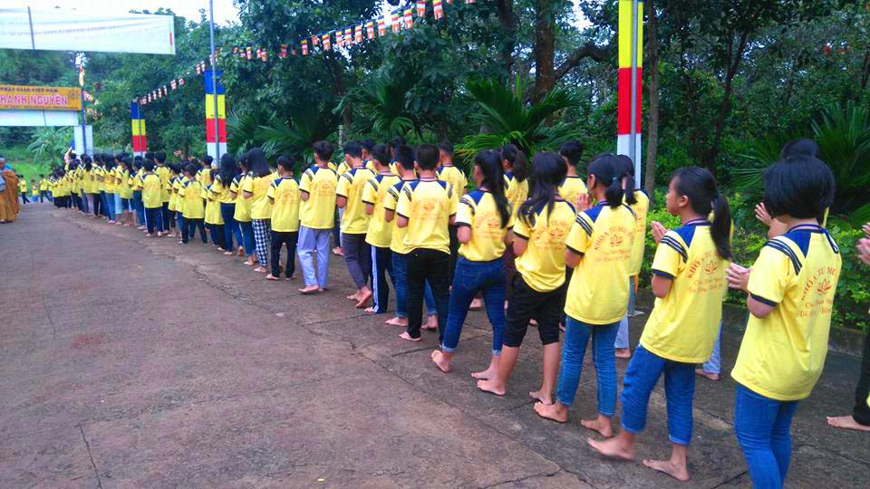 250 em tham dự khóa tu mùa hè chùa Thanh Nguyên - Bình Phước