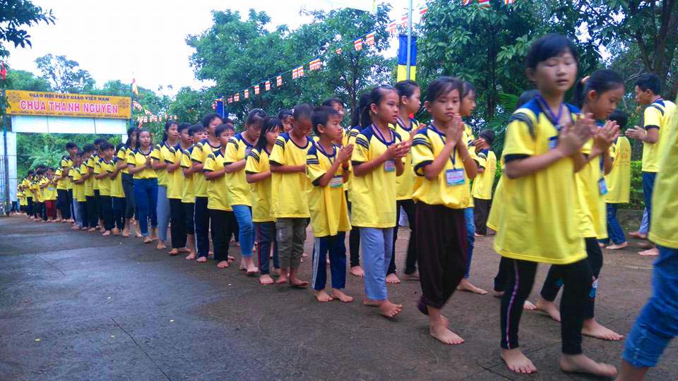 250 em tham dự khóa tu mùa hè chùa Thanh Nguyên - Bình Phước