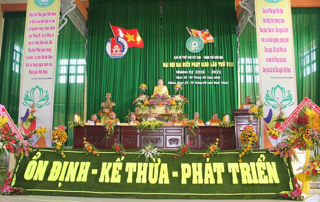 Đại hội đại biểu Phật giáo Đồng Nai lần thử VIII nhiệm kỳ (2016-2021)