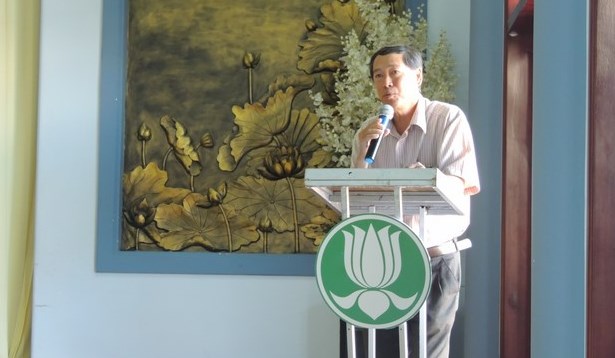 Ông Nguyễn Quốc Hùng đại diện Chính quyền Thành phố phát biểu