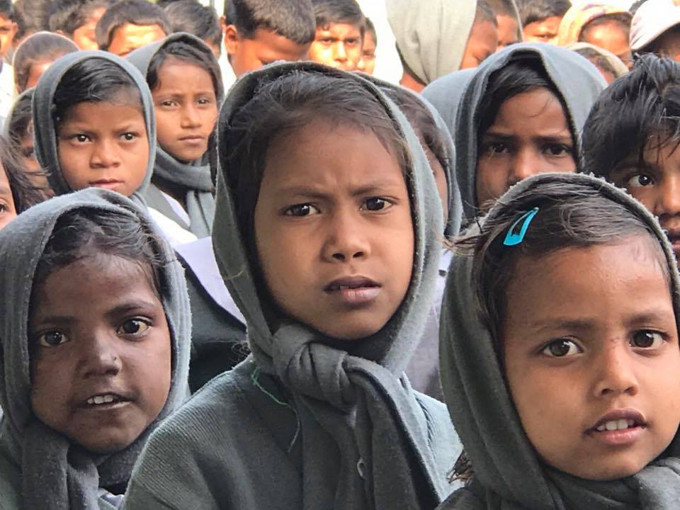 Ân Độ: 500 học sinh niệm Phật trước khi vào lớp học tại Vaishali 