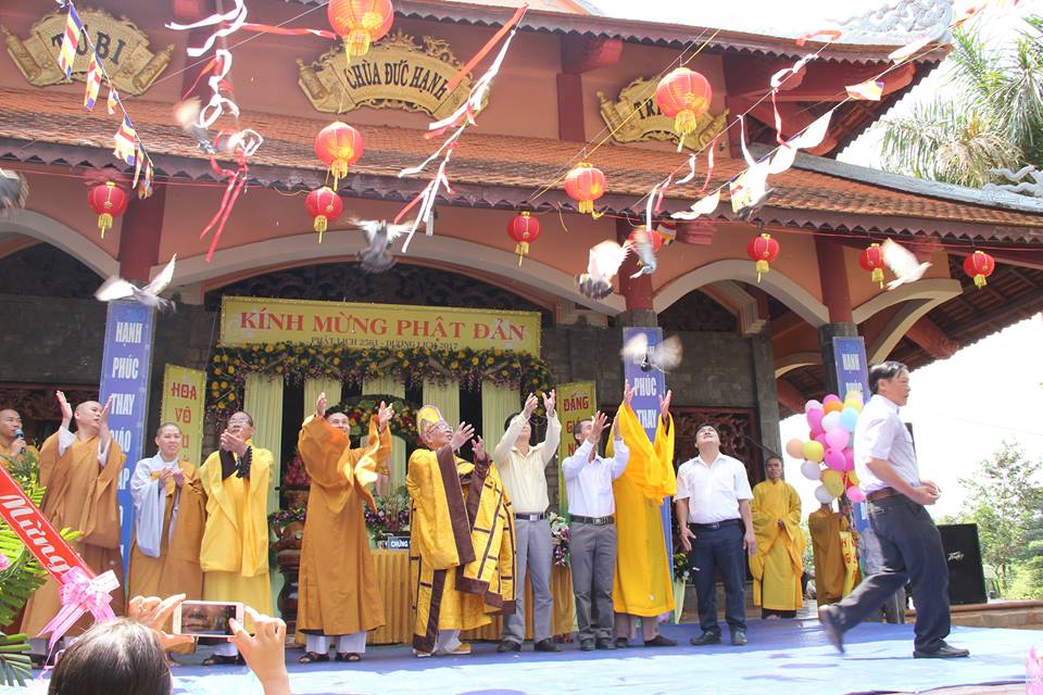 Trọng thể Đại Lễ Phật đản Phật giáo huyện Bù Gia Mập tại chùa Đức Hạnh