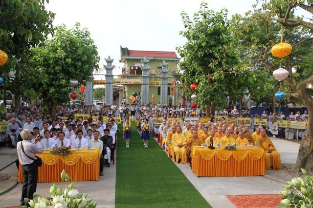 Quảng Trị: Đại lễ Phật đản huyện Triệu Phong tổ chức tại chùa Lưỡng Kim