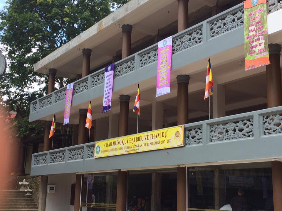 Đại hội đại biểu Phật giáo tỉnh Đăk Nông được tổ chức tại trụ sở chùa Pháp Hoa số 16, đường Chu Văn An, phường Nghĩa Thành, thị xã Gia Nghĩa