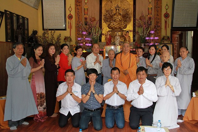 Ban Bảo Trợ chùa Nguyên Ngộ họp mặt đầu năm  