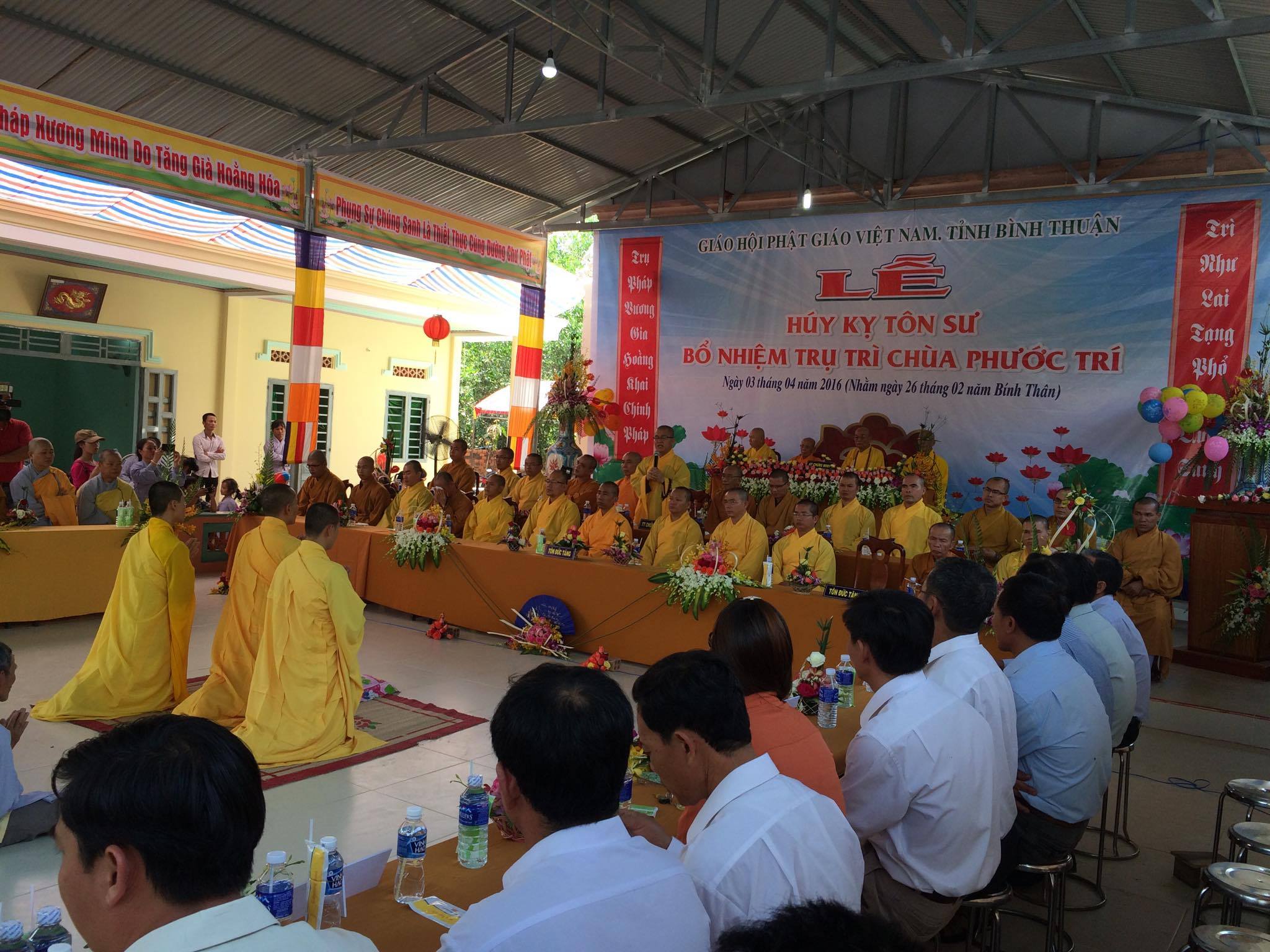 Bình Thuận: Lễ bổ nhiệm trụ trì chùa Phước Trí