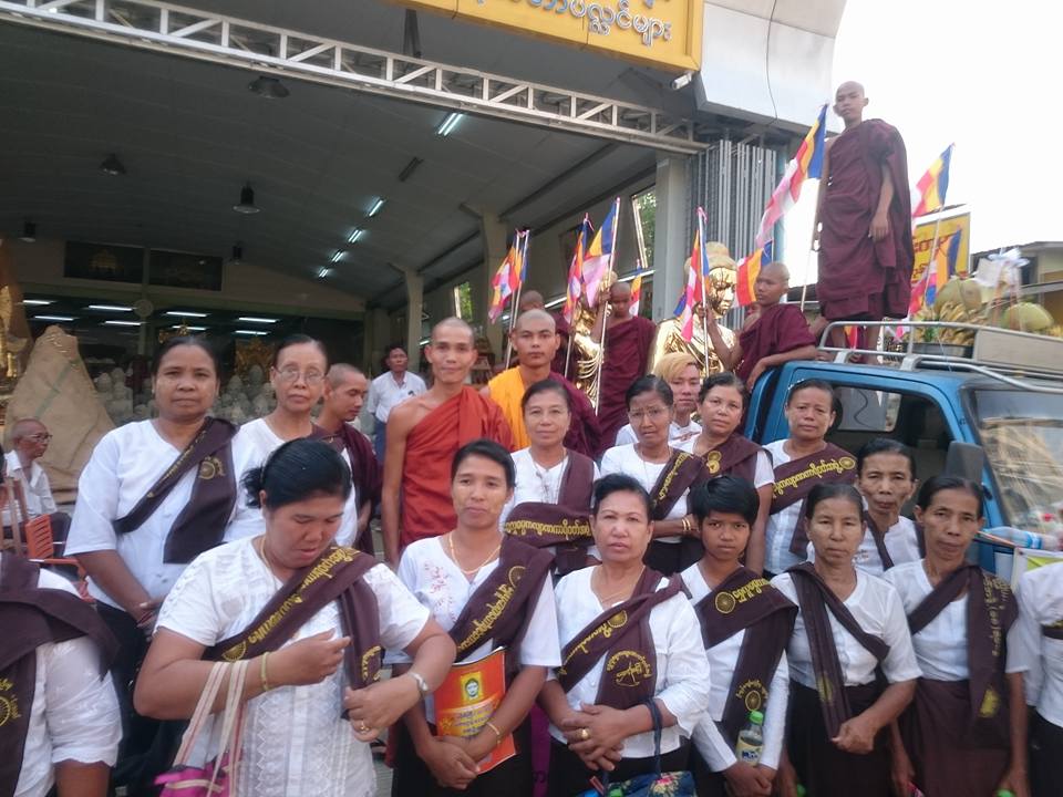 Myanmar: Lễ thỉnh tôn tượng Phật về Chùa Đại Phước  