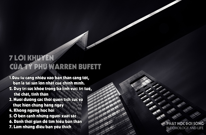 7 lời khuyên của tý phú Warren Bufett