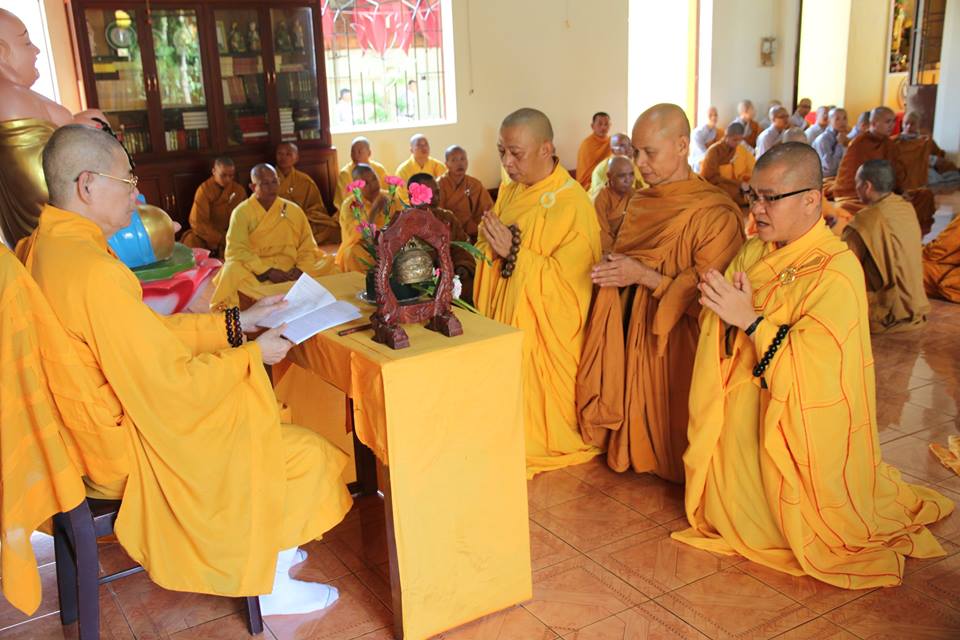 Phật giáo Đăk Nông trang nghiêm cử hành lễ Tự Tứ  