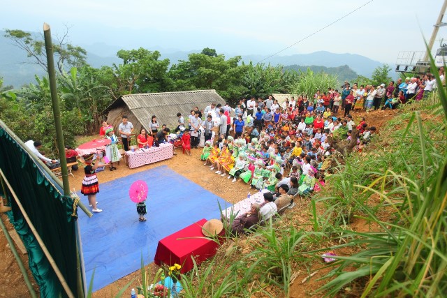 Chùa Hòa Phúc làm lễ Động Thổ xây trường cho học sinh nghèo vùng cao 