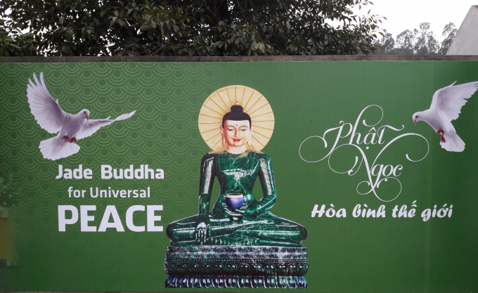Phật ngọc Hòa bình thế giới sẽ tôn trí tại chùa Hội Khánh Bình Dương 