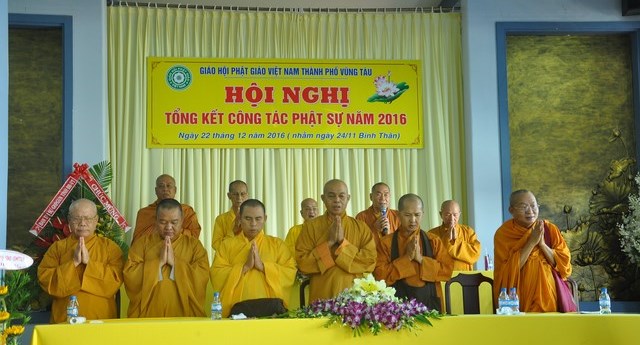 Vũng Tàu: Hội nghị Tổng kết công tác Phật sự năm 2016 