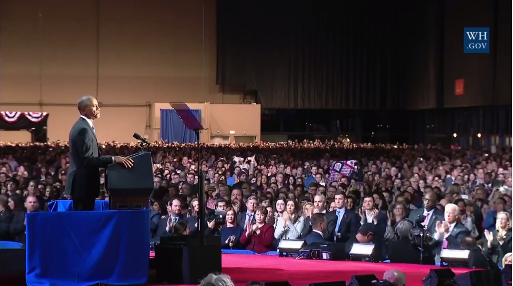 Tổng thống Obama phát biểu chia tay làm xúc động lòng người 