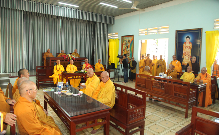Ban nghi lễ trong Tang lễ cố HT. Thích Quang Đạo 