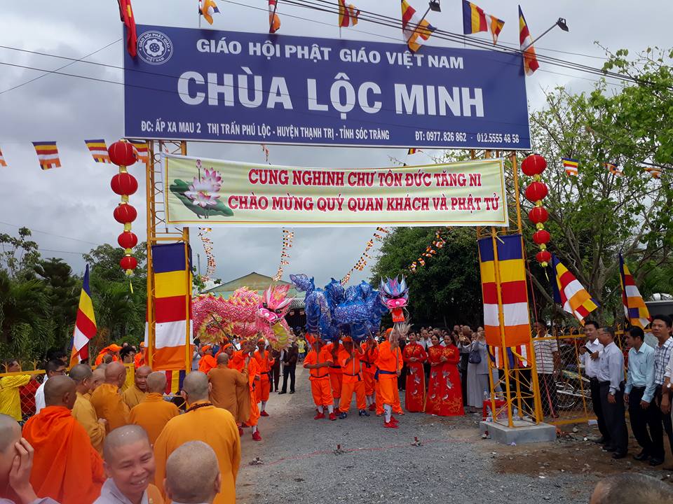 Phật giáo Sóc Trăng tổ chức lễ công nhận chùa Lộc Minh là cơ sở của Giáo hội 