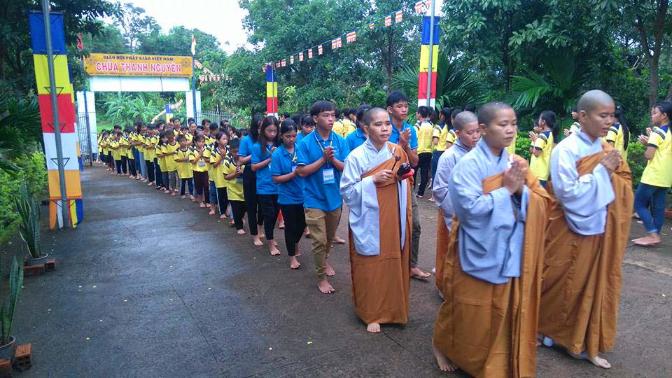 250 em tham dự khóa tu mùa hè chùa Thanh Nguyên - Bình Phước 