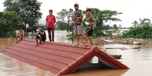 Lào: Vỡ đập thủy điện, hàng trăm người mất tích