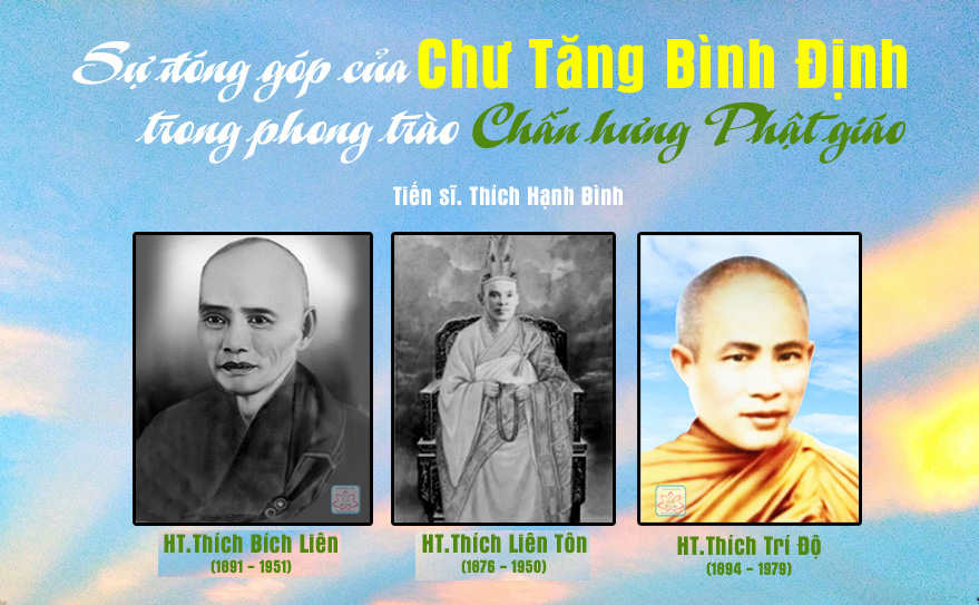 Sự đóng góp của chư Tăng Bình Định trong phong trào chấn hưng Phật giáo 
