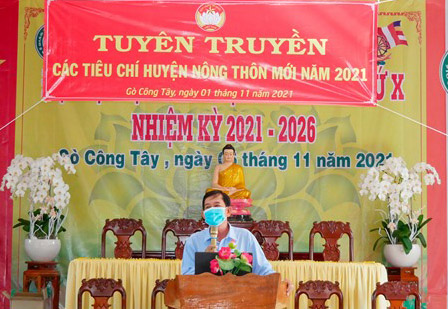 MTTQ Gò Công Tây tuyên truyền Huyện Nông Thôn mới trong đồng bào Tôn giáo