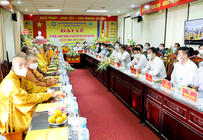 Thái Bình: Phật giáo tỉnh kỷ niệm 40 năm thành lập GHPGVN