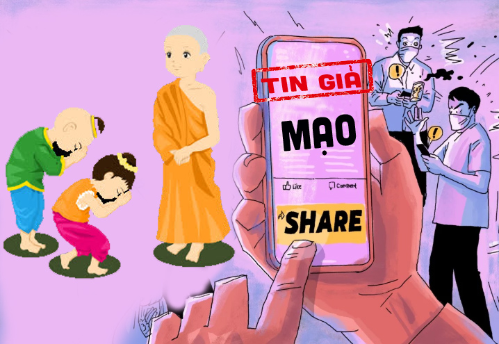 Có nên chia sẻ thông tin, hình ảnh không tốt liên quan đến đạo Phật? 