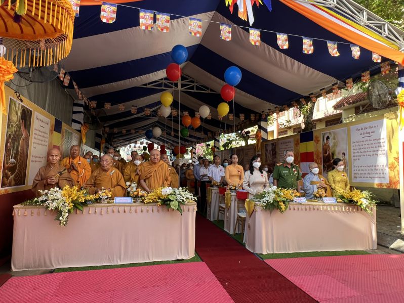 Ban Trị Sự GHPGVN huyện Bình Chánh trang nghiêm tổ chức đại lễ Phật Đản Pl.2566 - Dl.2022 