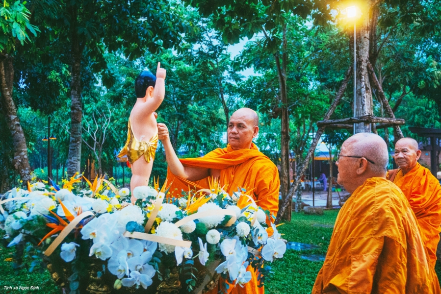 Tịnh xá Đại Quang – tịnh xá Ngọc Định tổ chức lễ Phật đản PL 2567 