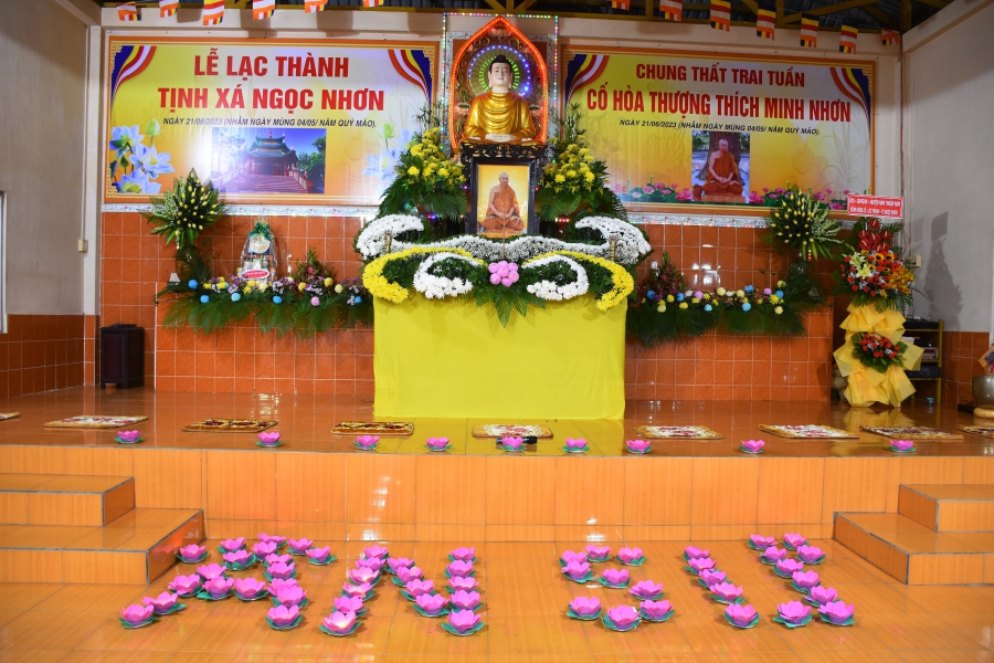 Bình Thuận: Đêm hoa đăng tưởng niệm ngày chung thất HT. Minh Nhơn 