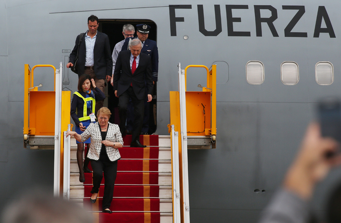Tổng thống Chile đến thủ đô Hà Nội