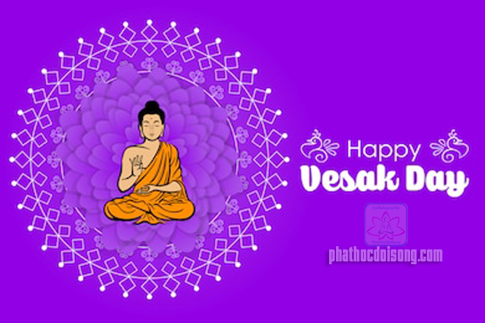 Những mẫu thiệp chúc mừng Đại lễ Phật đản Vesak PL: 2562