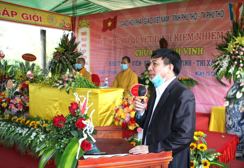 Phú Thọ: Lễ Bổ nhiệm Đại đức Thích Đạo Hỷ trụ trì chùa Thanh Vinh
