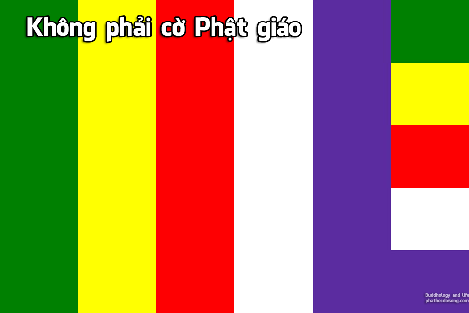 Cách nhận biết màu cờ Phật giáo đúng sai